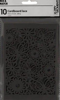 Blondekarton - 10,5X15 CM - 200 G - Sort - 10 Stk