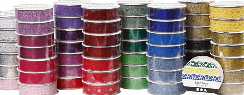 Blondetape - B 15 MM - Assorteret - 56X3 M