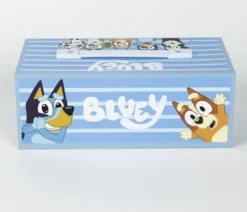 Bluey - Malekuffert Med Indhold Til Børn - Lyseblå - Cerda