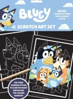 Bluey Scratch Art Set - Alligator