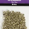 Bogstav Perler - Ø 7 MM - Hulstr. 1,2 MM - Guld - 21 G