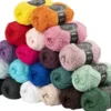 Bomuldsgarn - Assorteret - 20 X 50 G