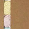 Bomuldsgarn - Nr. 8/4 - L 5X50 M - Pastelfarver - 5X20 G