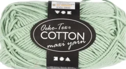 Bomuldsgarn - Nr. 8/8 - Mint Grøn - L 80-85 M - 50 G