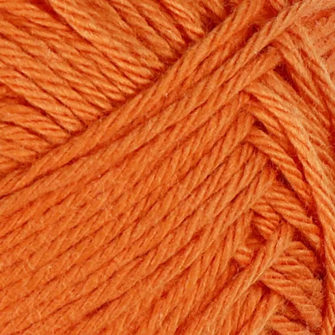 Bomuldsgarn - Nr. 8/4 - Orange - L 170 M - 50 G