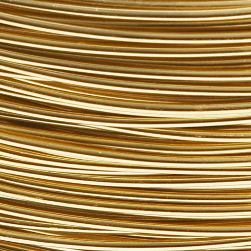 Bonzaitråd - Rund - Tykkelse 3 MM - Guld - 29 M