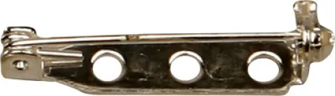 Brochenål - L 25 MM - Forsølvet - 100 Stk