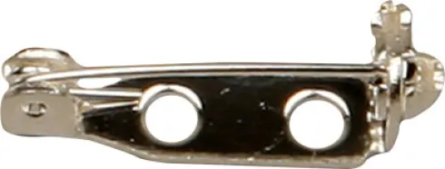 Brochenål - L 15 MM - Forsølvet - 100 Stk