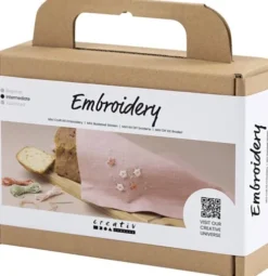 Broderi Kit - DIY Stofserviet