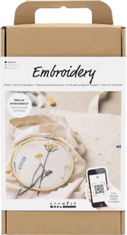 Broderi Kit Til Begynder - DIY Kit