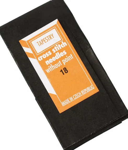 Broderinål - Øjemål 9 MM - Nr. 18 - L 50 MM - Uden Spids - 25 Stk