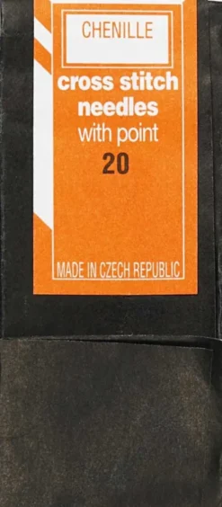 Broderinål - Nr. 20 - L 43 MM - Med Spids - 25 Stk