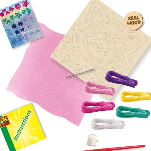Broderi På Tyl Kit Til Børn - Ses Creative