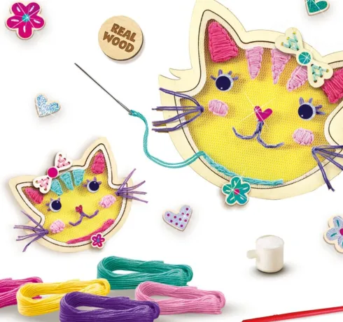 Broderi På Tyl Kit Til Børn - Ses Creative