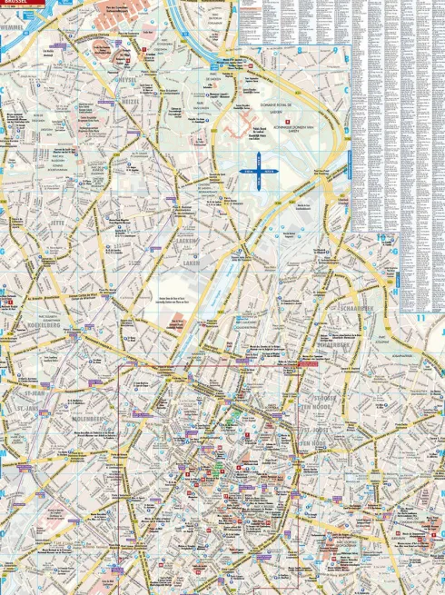 Bruxelles - Borch Maps
