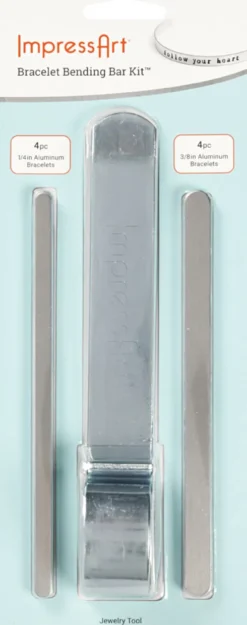 Bukkeværktøj Og Metalbånd Til Armbånd - L 15 CM - B 6-106 MM - Aluminium