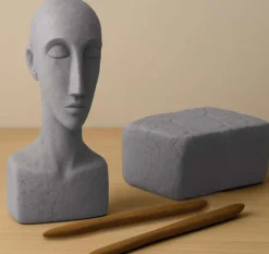 Carioca - Deco Air Dry Clay - Selvhærdende Ler - Stone - 500 G