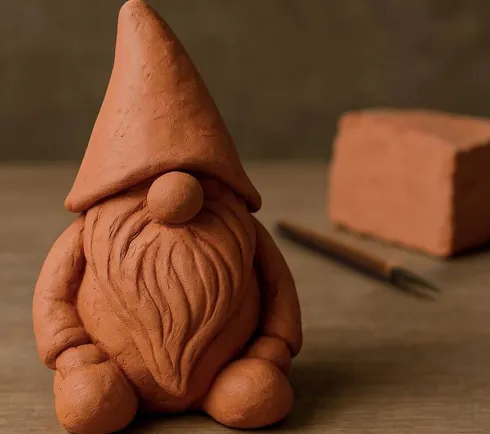 Carioca - Deco - Lufttørrende Ler - Terracotta 500 G - 30996/21