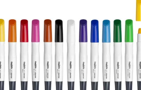 Carioca Plus - Art Crayon - Fedtfarver - Vandopløselige - 12 Farver