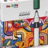 Carioca Plus - Tusser - Acrylic Marker - 8 Farver