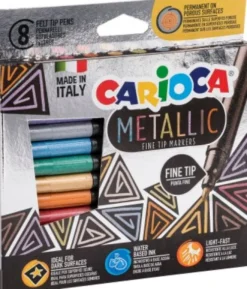 Carioca - Tusser - Metallic - 8 Farver