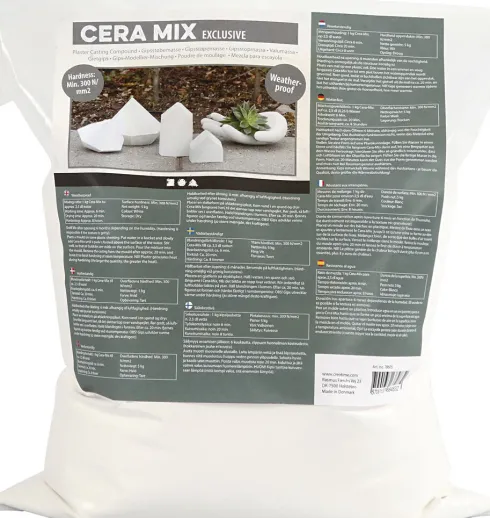 Cera-Mix Exclusive Støbemasse - Hvid - 5 KG