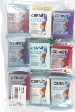 Cernit - Indhold Kan Variere - Assorterede Farver - 25X56 G