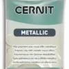Cernit - Ler - Metallic - Turkis Guld - 054 - 56 G