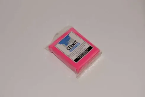 Cernit - Ler - Neon Light - Pink - 922 - 56 G