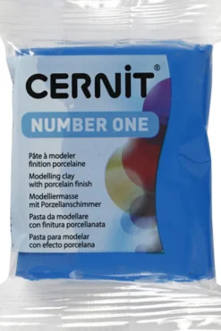 Cernit - Ler - Number One - Blå - 200 - 56 G