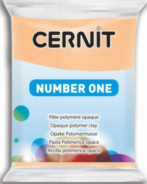 Cernit - Ler - Number One - Fersken - 423 - 56 G