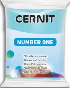 Cernit - Ler - Number One - Himmel Blå - 214 - 56 G