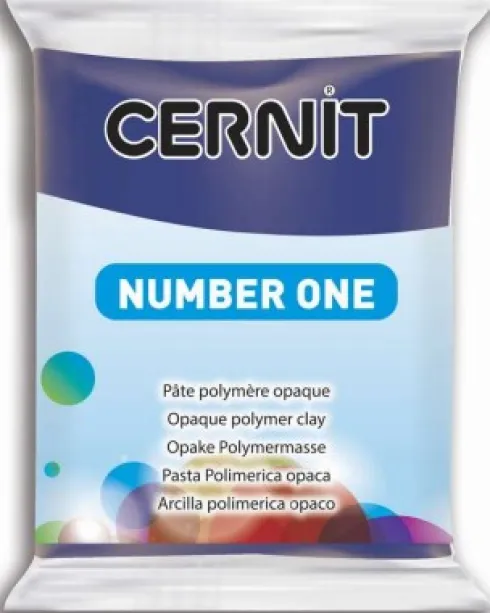 Cernit - Ler - Number One - Marineblå - 246 - 56 G