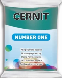 Cernit - Ler - Number One - Mørkegrøn - 662 - 56 G