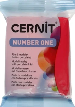 Cernit - Ler - Number One - Rød - 400 - 56 G