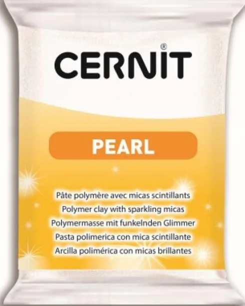 Cernit - Ler - Pearl - Perlemor Hvid - 085 - 56 G