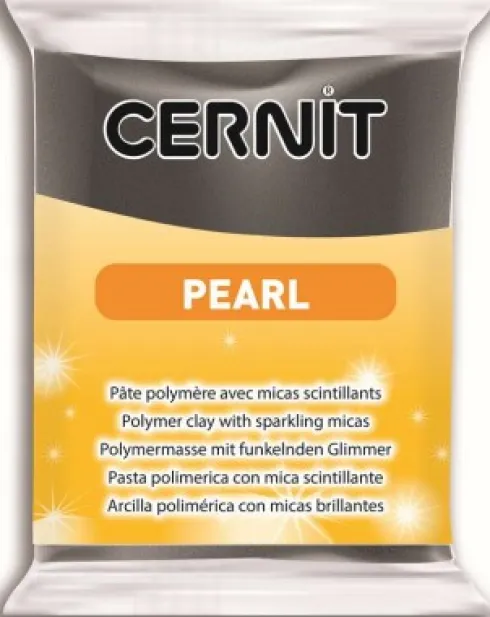 Cernit - Ler - Pearl - Perlemor Sort - 100 - 56 G