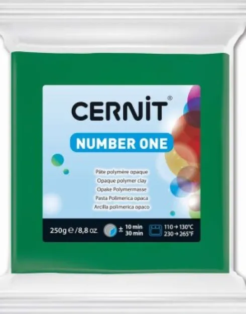 Cernit - Modellervoks - Number One - Grøn 250 G