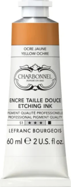 Charbonnel - Etching Ink - Tryksværte - Yellow Ochre 60 ML