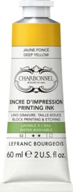 Charbonnel - Printing Ink Blæk - Deep Yellow 60 ML