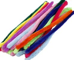 Chenille - L 30 CM - Tykkelse 15 MM - Assorterede Farver - 200 Assorterede