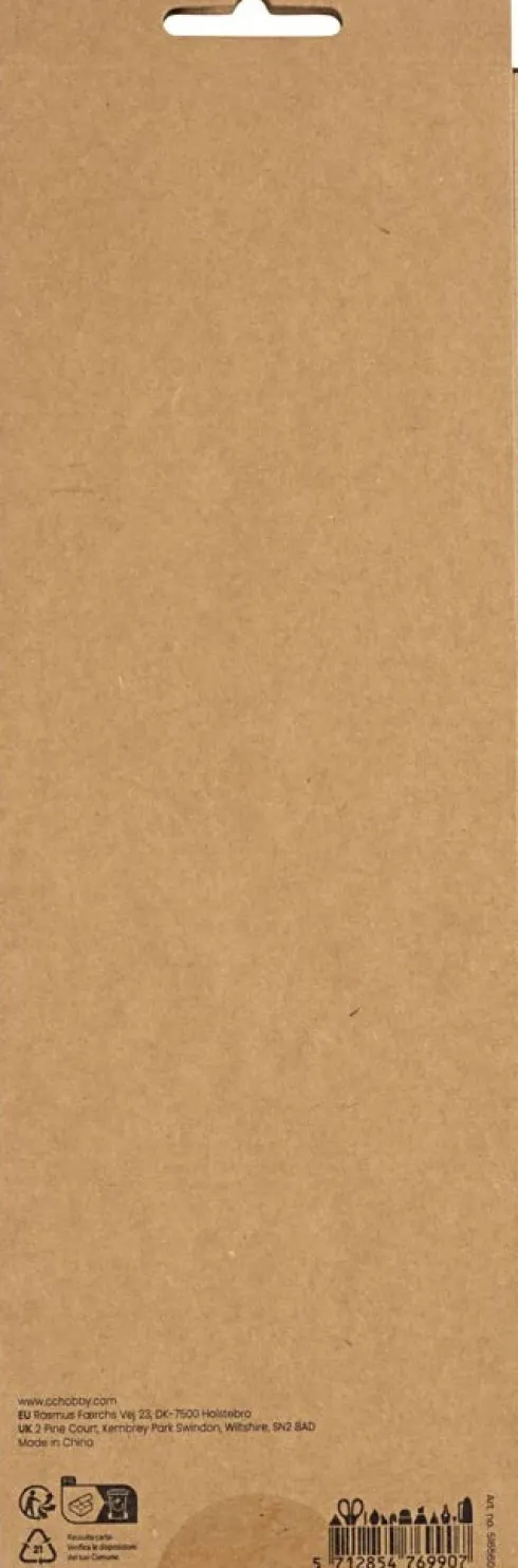 Chenille - L 30 CM - Tykkelse 6 MM - Pastelfarver