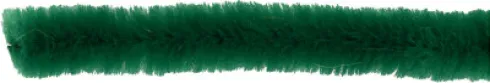Chenille Piberensere - L 30 CM - Tykkelse 6 MM - Mørk Grøn - 50 Stk