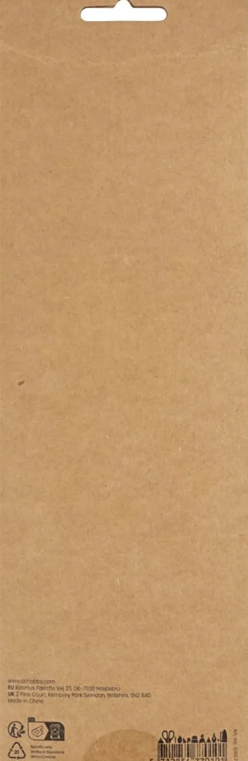 Chenille Piberensere - L 30 CM - Tykkelse 6 MM - Beige - 50 Stk