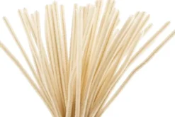 Chenille Piberensere - L 30 CM - Tykkelse 6 MM - Beige - 50 Stk