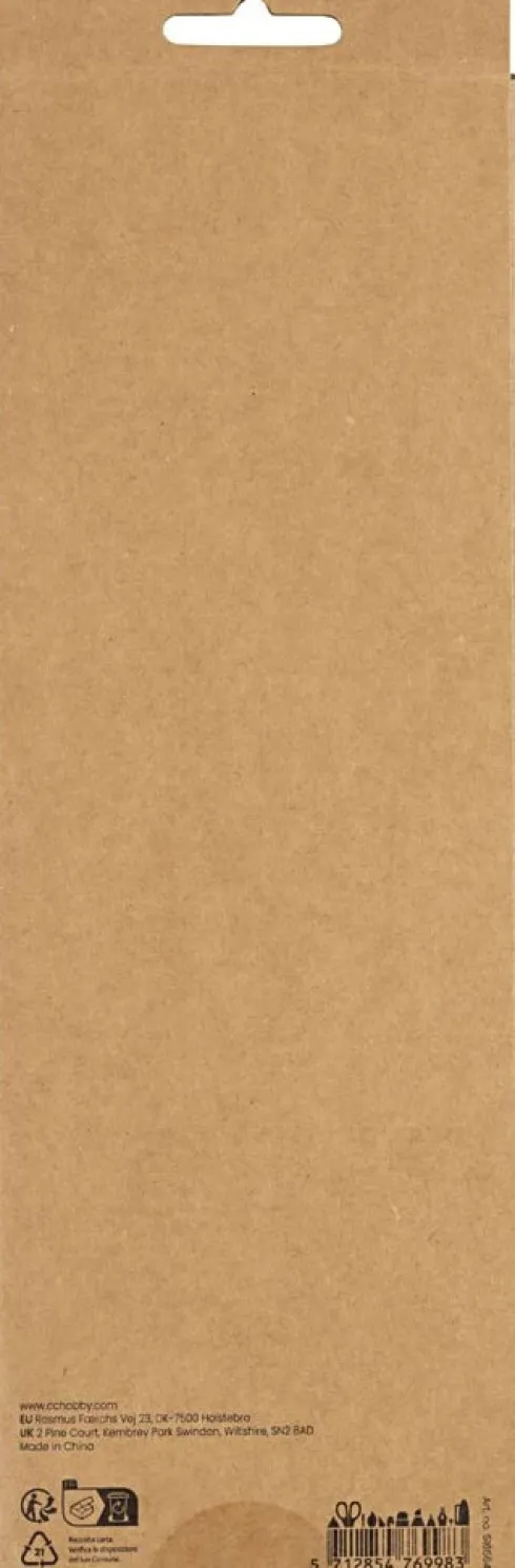 Chenille Piberensere - L 30 CM - Tykkelse 6 MM - Julefarver - 25 Stk