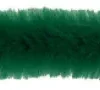 Chenille Piberensere - L 30 CM - Tykkelse 15 MM - Mørk Grøn - 15 Stk