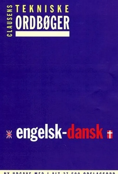 Clausens Tekniske Ordbøger, Engelsk-Dansk
