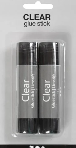 Clear Limstift - Rund - 2 Stk. - 10 G