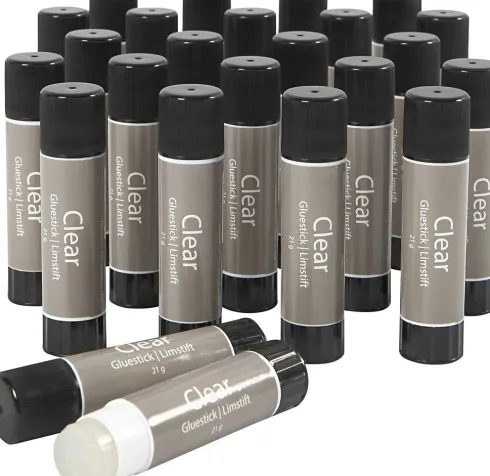 Clear Limstift - 24 Stk. - 21 G